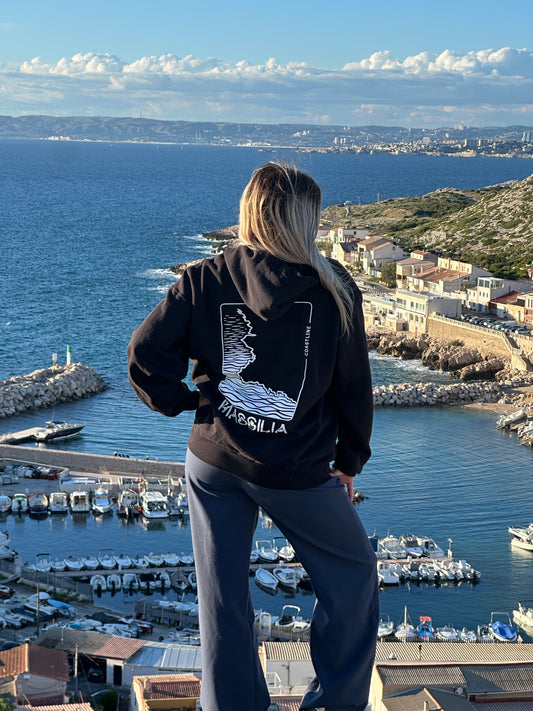 Sweat à capuche Massilia